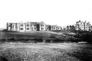 The building of the asylum 1886.
